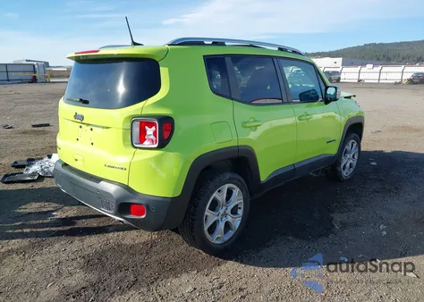 2018 Jeep Renegade Limited 4X4 from USA, damaged, VIN ZACCJBDB7JPH43610